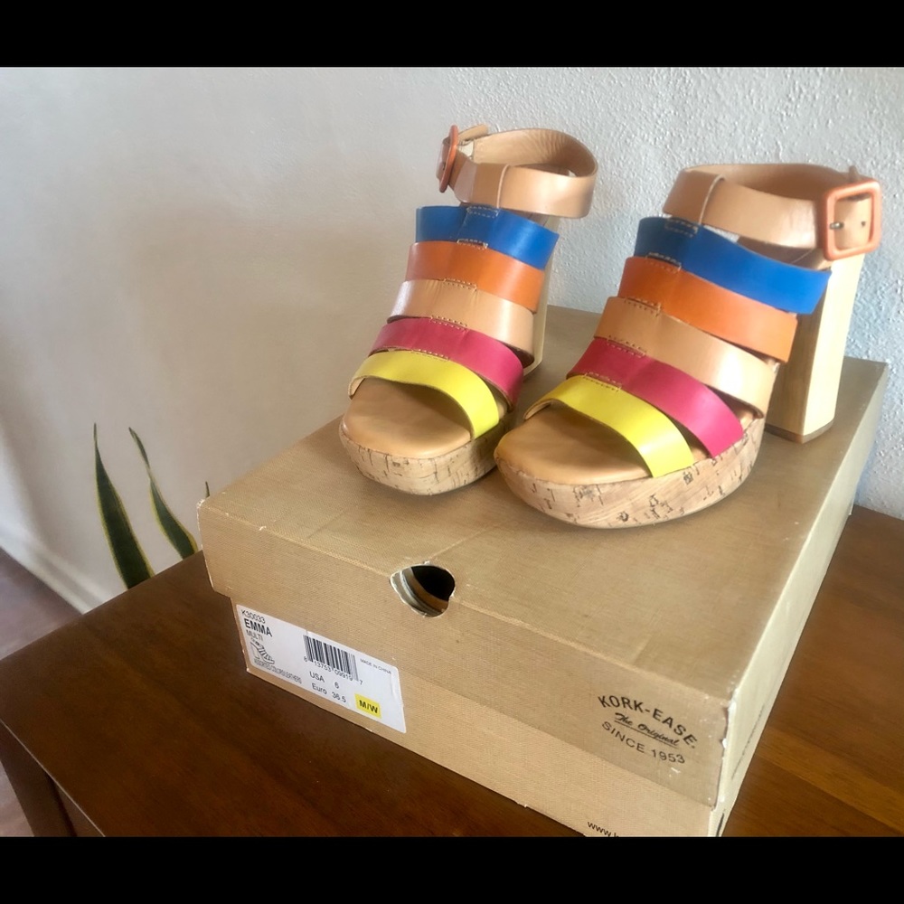Kork-Ease multi-color sandals